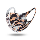 CUH Camouflage Frabic Face Masks,Adult Woman Man Mouth Covering,Strethable Mouth-muffle,Washable Reusable Mask