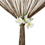 Door String Beads Divider Tassel Fringe Beaded Panel Room Crystal Curtain Window