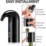 Portable Smart Electronic Automatic Wine Aerator Decanter Dispenser Rechargeable