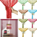 Door String Beads Divider Tassel Fringe Beaded Panel Room Crystal Curtain Window