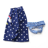 Two-Piece Baby Toddler Girls Rash Guard Swimsuit Swim Tops + Swim Briefs Swimwear Multi-style