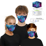 CUH Cloth Face Masks,Printing Masks,Adult Kids Mouth Covering,Woman Man Masks,Strethable Mouth-muffle,Washable Reusable Mask