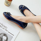 Women's Slip On Flats Shoes Loafers Chunky Heels OL Dress Party Shoes Round Toe