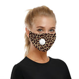 CUH Cloth Face Masks With Valve,Printing Masks,Adult Kids Mouth Covering,Woman Man Masks,Strethable Mouth-muffle,Washable Reusable Mask