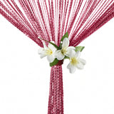 Door String Beads Divider Tassel Fringe Beaded Panel Room Crystal Curtain Window