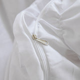 2Pcs/3Pcs Ruched Duvet Quilt Cover Set Queen King Size Bedding Set + Pillowcases