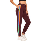 Lumento Women Causal Drawstring Waist Pants Active Workout Long Yoga Pants with Pockets