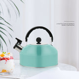 3L Stainless Steel Whistling Kettle Tea Pot Teapot With Foldable Handle Stovetop