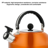 CUH 3 Liter Whistling Tea Kettle - Modern Stainless Steel Whistling Tea Pot for Stovetop with Cool Grip Ergonomic Handle