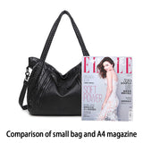 Women's Casual PU Leather Handbag Tote Satchel Shoulder Bag Purse Crossbody Bag