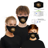 CUH Cloth Face Masks,Printing Masks,Adult Kids Mouth Covering,Woman Man Masks,Strethable Mouth-muffle,Washable Reusable Mask