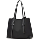 Women Lady Large Capacity Tote Oxford Soft Shoulder Bag Shopping Business Modern