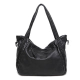 Women's Casual PU Leather Handbag Tote Satchel Shoulder Bag Purse Crossbody Bag