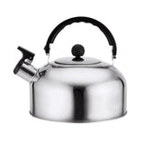 CUH 3 Liter Whistling Tea Kettle - Modern Stainless Steel Whistling Tea Pot for Stovetop with Cool Grip Ergonomic Handle