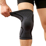 Unisex Copper Knee Support Brace Sleeve for Elastic Compression Pain Relief Gym Sport
