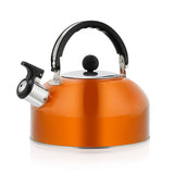 CUH 3 Liter Whistling Tea Kettle - Modern Stainless Steel Whistling Tea Pot for Stovetop with Cool Grip Ergonomic Handle