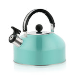CUH 3 Liter Whistling Tea Kettle - Modern Stainless Steel Whistling Tea Pot for Stovetop with Cool Grip Ergonomic Handle