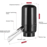 Portable Smart Electronic Automatic Wine Aerator Pourer Spout Decanter Dispenser