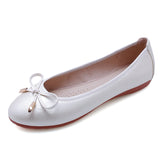 Women's Slip On Flats Shoes Loafers Chunky Heels OL Dress Party Shoes Round Toe