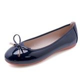 Women's Slip On Flats Shoes Loafers Chunky Heels OL Dress Party Shoes Round Toe