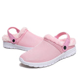 Unisex Slip On Mules Slipper Winter Warm Non-Slip Home Indoor Shoes US 6.5-13