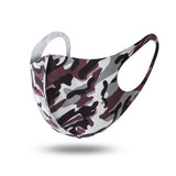 CUH Camouflage Frabic Face Masks,Adult Woman Man Mouth Covering,Strethable Mouth-muffle,Washable Reusable Mask