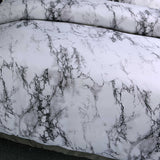 3Pcs Marble Duvet Quilt Cover Set Queen King Size Bedding Set With Pillowcases
