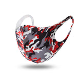 CUH Camouflage Frabic Face Masks,Adult Woman Man Mouth Covering,Strethable Mouth-muffle,Washable Reusable Mask