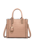 Women's Crocodile Grain PU Leather Shoulder Bag Crossbody Bag Handbag Tote Purse