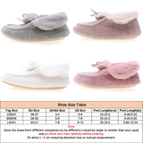 Women Slip On Round Toe Slipper Closed Heel Winter Boots Keep Warm Slipper