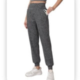 Sexy Dance Women Athletic Pants Tapered Yoga Joggers With Pockets Elastic High Waisted Workout Casual Sweatpants