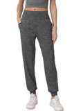 Sexy Dance Women Athletic Pants Tapered Yoga Joggers With Pockets Elastic High Waisted Workout Casual Sweatpants