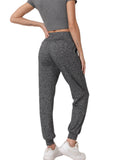 Sexy Dance Women Athletic Pants Tapered Yoga Joggers With Pockets Elastic High Waisted Workout Casual Sweatpants
