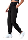 Sexy Dance Women Athletic Pants Tapered Yoga Joggers With Pockets Elastic High Waisted Workout Casual Sweatpants