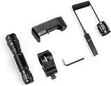 Brightify Single Mode Tactical Flashlight, 1000 Lumens LED Rifle Hunting Light, Flashlights with Picatinny Rail Mount, Remote Pressure Switch, Charger