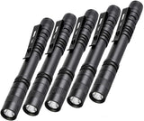 Brightify Pen Flashlight,5PCS Led Pen Light Flashlights with Clip,500 Lumen Mini Pocket Flashlight Small Penlight Inspection Flashlight