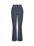 Sexy Dance Women Dress Lounge Pants Business Elastic Waist Casual Stretch Work Trousers Slacks with 4 Pockets