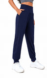 Sexy Dance Women Athletic Pants Tapered Yoga Joggers With Pockets Elastic High Waisted Workout Casual Sweatpants