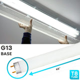 Brightify F32T8/841 32W 48 Inch T8 Fluorescent Tube Light Bulb, 4100K Cool White, 2800 Lumens, G13 Medium Bi-Pin Base, LR20732