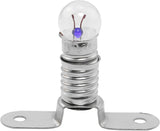 Brightify 10PCS E10 2.5V/0.3A Miniature Screw Base Light Bulbs and 10PCS E10 Light Socket Bulbs Lamps Base Holders for Home Experiment Circuit Electrical Test Accessories