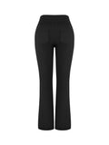 Sexy Dance Women Dress Lounge Pants Business Elastic Waist Casual Stretch Work Trousers Slacks with 4 Pockets