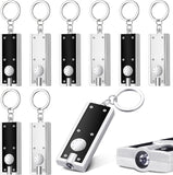 Brightify 8 Pcs Mini Keychain Flashlight Bulk LED Keychain Light Tiny Flashlight Key Chain Small Flashlight for Outdoor Camping Hiking Equipment and Emergency Lighting
