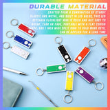 Brightify 8 Pcs Mini Keychain Flashlight Bulk LED Keychain Light Tiny Flashlight Key Chain Small Flashlight for Outdoor Camping Hiking Equipment and Emergency Lighting