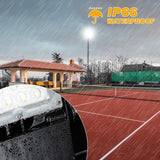 Brightify 240W Led Flood Light Dusk to Dawn Outdoor Lighting 5000K IP65 for Commercial Building Parking lot Farm Yard Exterior Area