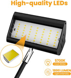 Brightify Trade Show Booth Lights, LED Display Lighting For Trade Shows,Portable Exhibit Arm Lighting,Connectable Craft tradeshow Lights Include Clamps,Mounting Brackets,Power Cables,Connect Cables