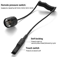 Brightify Single Mode Tactical Flashlight, 1000 Lumens LED Rifle Hunting Light, Flashlights with Picatinny Rail Mount, Remote Pressure Switch, Charger