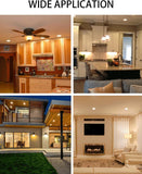 Brightify Par30 39W Long Neck Halogen Flood Light Bulbs 6 Pcs, E26 Medium Base, 2700K Warm Lighting, 120V, Long Lasting Life High Output Reflector Flood Lights