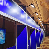 Brightify Trade Show Booth Lights, LED Display Lighting For Trade Shows,Portable Exhibit Arm Lighting,Connectable Craft tradeshow Lights Include Clamps,Mounting Brackets,Power Cables,Connect Cables
