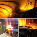 Brightify 2057 1157 Orange Yellow LED Bulbs Super Bright 3014 72-SMD 1034 2357 7528 LED Bulb for Turn Signal Blinker Parking Side Marker Lights