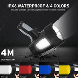 Brightify Rechargeable Spotlight Outdoor,1000,000 Lumens Led Spotlight Flashlight